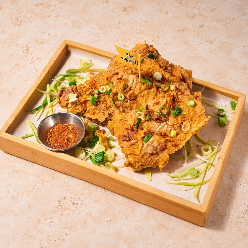 Cuisse de poulet croustillante